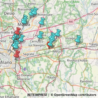 Mappa Via Privata Euro Industrie, 20052 Vignate MI, Italia (9.495)