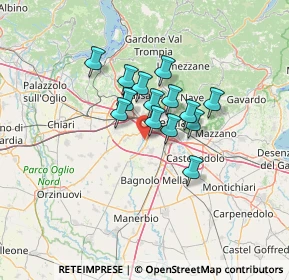Mappa Via Enrico Stassano, 25131 Brescia BS, Italia (8.89071)