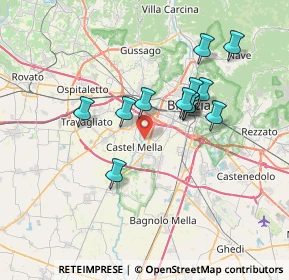 Mappa Via Enrico Stassano, 25131 Brescia BS, Italia (6.17083)