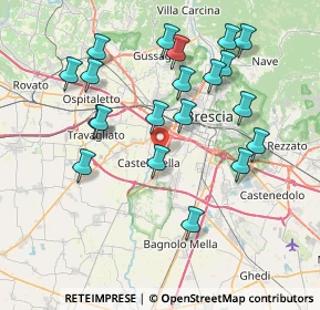 Mappa Via Enrico Stassano, 25131 Brescia BS, Italia (7.7875)