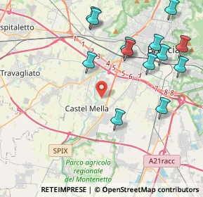 Mappa Via Enrico Stassano, 25131 Brescia BS, Italia (4.70308)