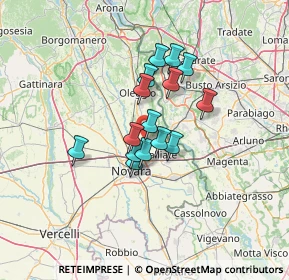 Mappa Strada Ingrova, 28062 Cameri NO, Italia (9.204)