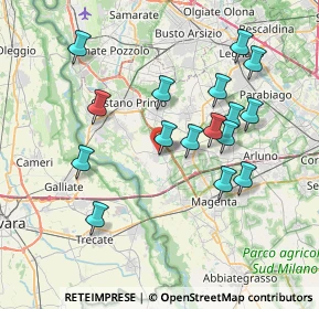 Mappa Piazza S. Giorgio, 20012 Cuggiono MI, Italia (7.2775)