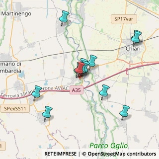 Mappa Via Orsi Gaspare, 24054 Calcio BG, Italia (3.37769)