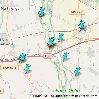 Mappa Via Orsi Gaspare, 24054 Calcio BG, Italia (4.13385)