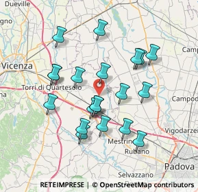 Mappa Via dell' Artigianato, 36043 Camisano Vicentino VI, Italia (6.6515)