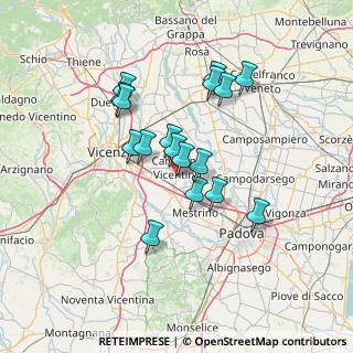 Mappa Via dell' Artigianato, 36043 Camisano Vicentino VI, Italia (11.58765)