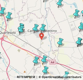 Mappa Via dell' Artigianato, 36043 Camisano Vicentino VI, Italia (6.048)