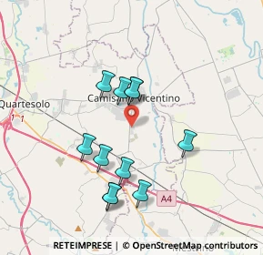Mappa Via dell' Artigianato, 36043 Camisano Vicentino VI, Italia (3.23091)