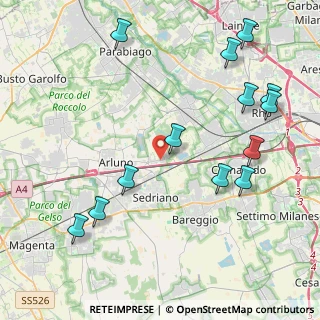 Mappa Via S. Francesco D'Assisi, 20010 Arluno MI, Italia (4.98846)
