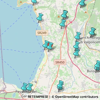 Mappa Via delle Coste, 37017 Lazise VR, Italia (6.2145)