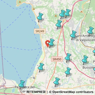 Mappa Via delle Coste, 37017 Lazise VR, Italia (6.21063)