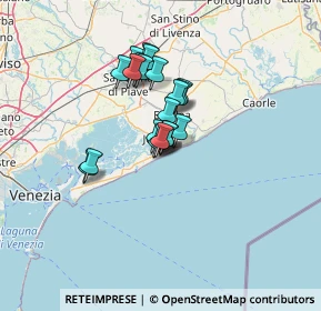 Mappa Piazza Francesco de Santis Num, 30016 Lido di Jesolo VE, Italia (9.1525)