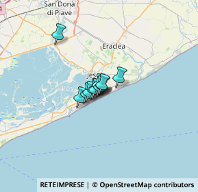 Mappa Piazza Francesco de Santis Num, 30016 Lido di Jesolo VE, Italia (2.37)