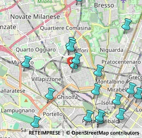 Mappa Via Privata Simone Schiaffino, 20158 Milano MI, Italia (2.7505)