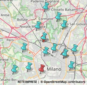 Mappa Via Privata Simone Schiaffino, 20158 Milano MI, Italia (4.43267)