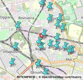 Mappa Via Privata Simone Schiaffino, 20158 Milano MI, Italia (1.073)