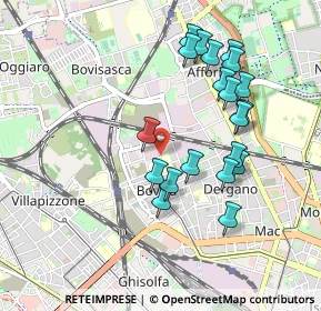 Mappa Via Privata Simone Schiaffino, 20158 Milano MI, Italia (0.9145)