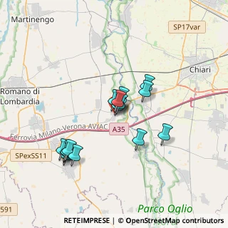 Mappa Viale della Vittoria, 25054 Calcio BG, Italia (3.02)