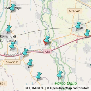 Mappa Viale della Vittoria, 25054 Calcio BG, Italia (6.44818)