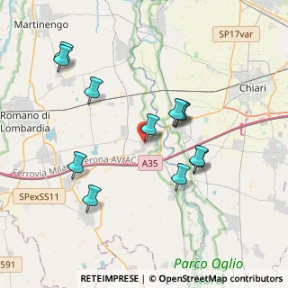 Mappa Viale della Vittoria, 25054 Calcio BG, Italia (3.67917)