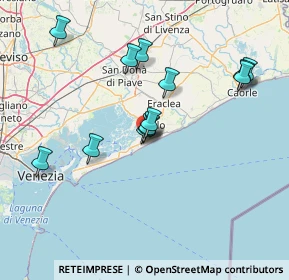 Mappa Via B. Cristofori, 30016 Jesolo VE, Italia (13.58077)