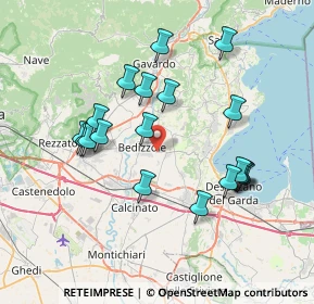 Mappa Via Carobe, 25081 Bedizzole BS, Italia (7.12105)
