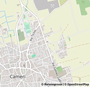 Mappa Strada Larici, 28062 Cameri NO, Italia (0.25385)