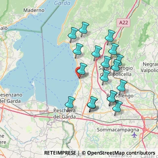 Mappa Via Beccherie, 37017 Lazise VR, Italia (7.33111)