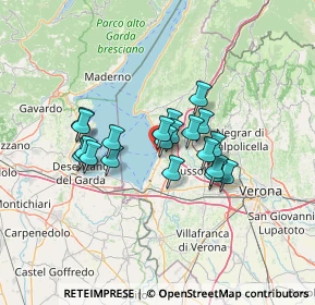 Mappa Via Beccherie, 37017 Lazise VR, Italia (9.8525)