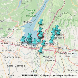 Mappa Via Gottardo Aldegheri, 37017 Lazise VR, Italia (9.2205)