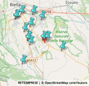 Mappa Via XXV Aprile, 13871 Verrone BI, Italia (3.92286)