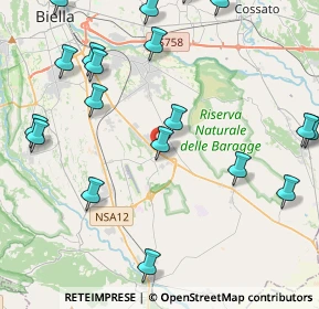 Mappa Via XXV Aprile, 13871 Verrone BI, Italia (5.551)