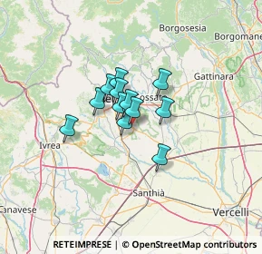 Mappa Via XXV Aprile, 13871 Verrone BI, Italia (7.2475)