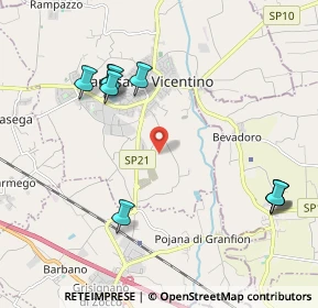 Mappa Via Vanzo Vecchio, 36043 Camisano Vicentino VI, Italia (2.75273)