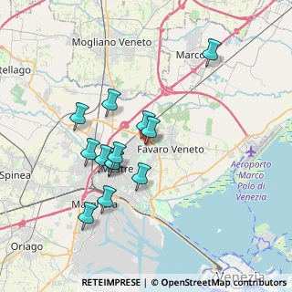Mappa Via Monte Ortles, 30174 Venezia VE, Italia (3.26154)