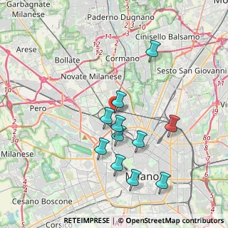 Mappa Via Giovanni Durando, 20158 Milano MI, Italia (3.60182)