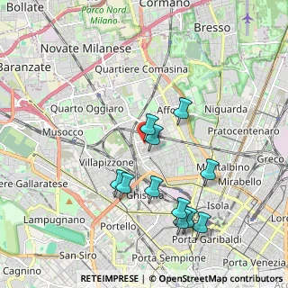 Mappa Via Giovanni Durando, 20158 Milano MI, Italia (1.90818)
