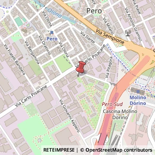 Mappa Via Copernico, 4, 20016 Pero, Milano (Lombardia)