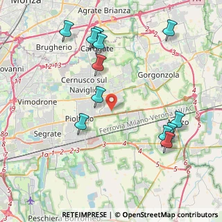 Mappa Via Camporicco, 20052 Vignate MI, Italia (4.59833)
