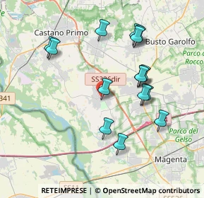 Mappa Vicolo Assunta, 20012 Cuggiono MI, Italia (3.70867)