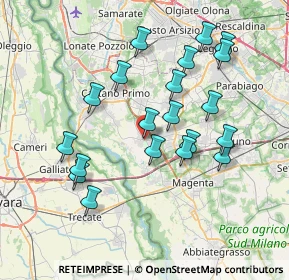 Mappa Vicolo Assunta, 20012 Cuggiono MI, Italia (7.235)