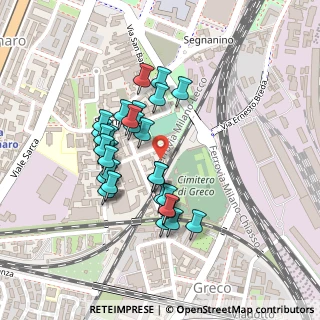 Mappa Via Diodoro Siculo, 20125 Milano MI, Italia (0.19)