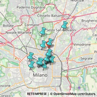 Mappa Via Diodoro Siculo, 20125 Milano MI, Italia (3.04125)