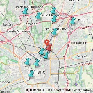 Mappa Via Diodoro Siculo, 20125 Milano MI, Italia (4.39083)