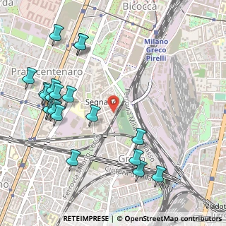 Mappa Via Diodoro Siculo, 20125 Milano MI, Italia (0.625)