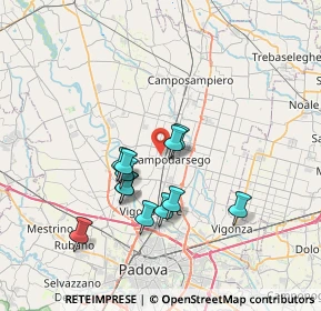 Mappa Via Moretta, 35011 Campodarsego PD, Italia (6.10167)