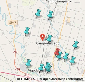 Mappa Via Moretta, 35011 Campodarsego PD, Italia (4.84)