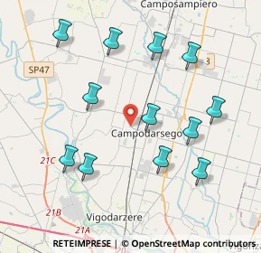 Mappa Via Moretta, 35011 Campodarsego PD, Italia (4.1125)