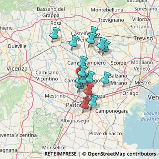 Mappa Via Moretta, 35011 Campodarsego PD, Italia (10.075)